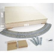 28-882 Nゲージ T-TRAKボード コーナー [鉄道模型用品]