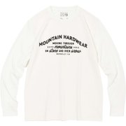ハードウェアグラフィックロングスリーブＴ OE2833 100 White Sサイズ [アウトドア シャツ メンズ]