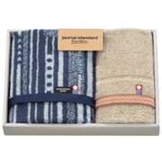 日本製 journal standard Furniture マーシャル フェイスタオル1枚/ウォッシュタオル1枚入