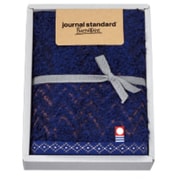 日本製 journal standard Furniture マホガニー フェイスタオル1枚入 ネイビーブルー