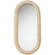 WEAVE MIRROR OVAL 003304