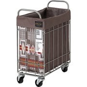 003316 KH [PENDLETON / WIRE ARTS & PRO FOLDING LAUNDRY SQUARE BASKET with CASTER 28L / SLIM カーキ]