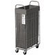 WIRE ARTS & PRO FOLDING LAUNDRY SQUARE BASKET with CASTER 40L / SLIM ダークグレー 003307 D.GY
