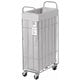 WIRE ARTS & PRO FOLDING LAUNDRY SQUARE BASKET with CASTER 40L / SLIM ライトグレー 003307 L.GY
