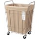 WIRE ARTS & PRO LAUNDRY SQUARE BASKET with CASTER 45L ベージュ 003073 BE