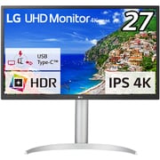 27型 4K(3840×2160)モニター/HDR/USB Type-C/PD 最大96W/超解像度技術/AMD FreeSync/DASモード/高さ調整/ピボット/ブルーライト低減/フリッカーセーフ対応 27UP550-W