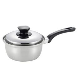 ベストコ IH 片手鍋 ソースパン ステンレス 3層鋼 16cm SJ-3144
