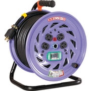 日動工業 NF-EB34L-15A [ロック式コンセントドラム30m（屋内型） アース・ブレーカ付]