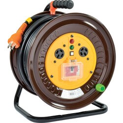 日動工業 ND-EC330-20A [三相200V一般形ドラム（屋内型）30m 極太電線 ブレーカ付]