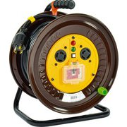 日動工業 ND-EC320L-20A [三相200Vロック（引掛）式コンセントドラム（屋内型）20m ブレーカ付]
