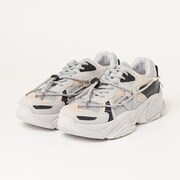 ローカット厚底シューズ 25.0cm ltsJLN902a40gry