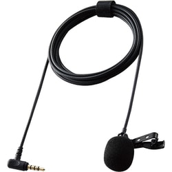 マイク 有線 3.5Φ ピンマイク HS-MC09BK