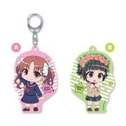 とある科学の超電磁砲T オモテウラァクリル キーホルダー 制服交換 白井黒子＆初春飾利 [キャラクターグッズ]