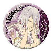 蜘蛛ですが、なにか？ 描き下ろし 高発光缶バッジ 白 [キャラクターグッズ]