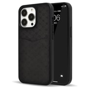 MD-74904-1 [iPhone 13 Pro用 ケース new balance カード収納付き モノグラム ブラック]