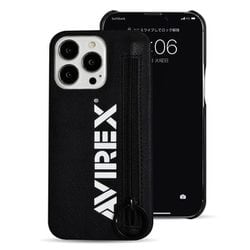 MD-74918-1 [iPhone 13 Pro用 ケース AVIREX ジップ付き ブラック]