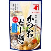 かつおだし鍋つゆ 寄せ鍋 塩味 3～4人前（750g）