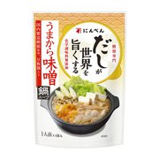 だしが世界を旨くする うまから味噌鍋スープ 1人前×4袋