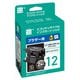 互換リサイクルインクカートリッジ ブラザー LC12BK-2PK ブラック（顔料） 2本パック ECI-BR12B-2P