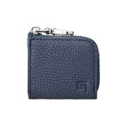 Me-po ミニマル・コインポケット シュランケンカーフ ネイビー GMPSC-LG19PNV