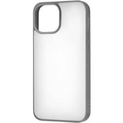 RT-P30BS4/WGR [iPhone 13 mini用 マットハイブリッドケース SHEER シアーホワイト グレー]