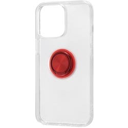 RT-P32TC30/RM [iPhone 13 Pro用 TPUソフトケース リング付 レッド]