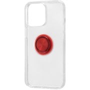 RT-P32TC30/RM [iPhone 13 Pro用 TPUソフトケース リング付 レッド]