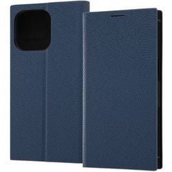 RT-P32TBC1/DN [iPhone 13 Pro用 耐衝撃 手帳型 ケース サイドマグネット スクエア ダークネイビー]