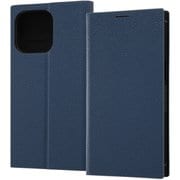 RT-P32TBC1/DN [iPhone 13 Pro用 耐衝撃 手帳型 ケース サイドマグネット スクエア ダークネイビー]
