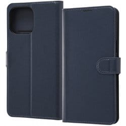 RT-P33ELC1/DN [iPhone 13 Pro Max用 耐衝撃 手帳型 ケース シンプル マグネット ダークネイビー]
