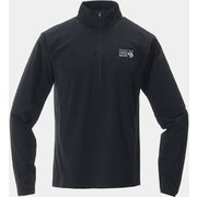 マウンテンストレッチ1/2 ジップ OM9839 010 Black XLサイズ [アウトドア カットソー メンズ]
