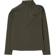 マウンテンストレッチ1/2 ジップ OM9839 347 Surplus Green Sサイズ [アウトドア カットソー メンズ]