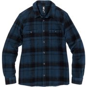 プラッシャーロングスリーブシャツ OM9113 425 Hardwear Navy Mサイズ [アウトドア シャツ メンズ]