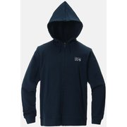 マウンテンハードウェアロゴフルジップフーディ OM9702 425 Hardwear Navy Sサイズ [アウトドア パーカー メンズ]