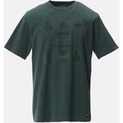 CA ナショナルパークスサン ショートスリーブ T OM9892 352 Black Spruce Lサイズ [アウトドア カットソー メンズ]
