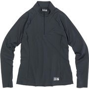マウンテンストレッチ1/2ジップ OL9861 010 Black XSサイズ [アウトドア カットソー レディース]