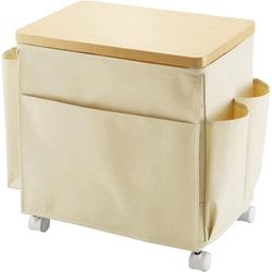 サイド テーブル ワゴン ホワイト WTW F2531