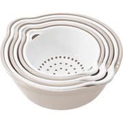 ザル ボウル 6点セット ベージュ フラット F2612