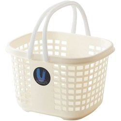 収納 バスケット アイボリー Uバスケット F2598