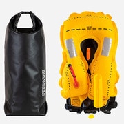 21956-11000-BK [KATSUYUKIKODAMA PARADIDDLELIFE JACKET+DRYBAG 防災 防水 バックパック 救命胴衣 ライフジャケット]