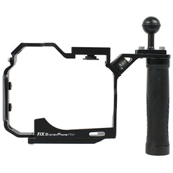オリンパス PT-059/058用 軽量アルミフレーム FIX SystemFrame PT01 ブラック