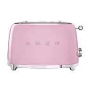トースター 2枚焼き 980W 自動ポップアップ 焼き色調整ダイヤル搭載 ピンク TSF01PKJP