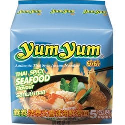 yumyum インスタントラーメン スパイシーシーフード味 70g×5食パック