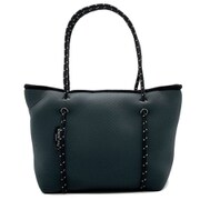 1162 [Willow Bay トートバック boutique mini neoprene zip tote bag チャコール【並行輸入品】]