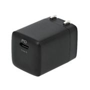 PowerDelivery20W対応 小型USB AC充電器 ブラック OWL-APD20C1G-BK
