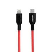 USB Type-C to Lightningケーブル MF認証 PD(パワーデリバリー)対応 1.2m ブラックレッド OWL-CBKLTCSR12-BKRE