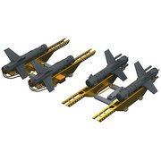 EDU648675 1/48 ブラッシン シリーズ 9M17P ファラーンガ対戦車ミサイル 4個入り （エデュアルド・ズべズダ用） [プラモデル用パーツ]