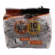 QC-1210 [牛床皮マジック付き10双 L]