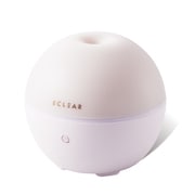 加湿器 超音波式 抗菌 USB給電 丸形 80ml 卓上 ピンク HCE-HU2102UPN