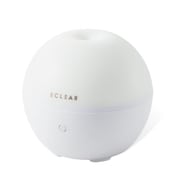 加湿器 超音波式 抗菌 USB給電 丸形 80ml 卓上 ホワイト HCE-HU2102UWH